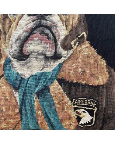 Bulldog inglese aviatore - Copricuscini divano Yapatkwa cuscini decorativi per divano deco di lusso originale