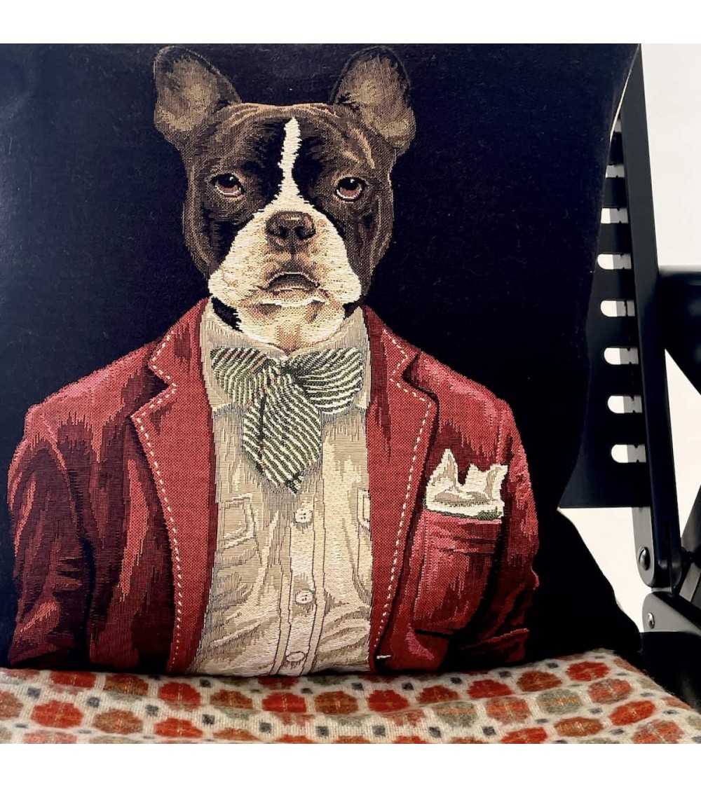Bouledogue français - Housse de coussin Yapatkwa coussins décoratifs pour canapé salon deco original suisse