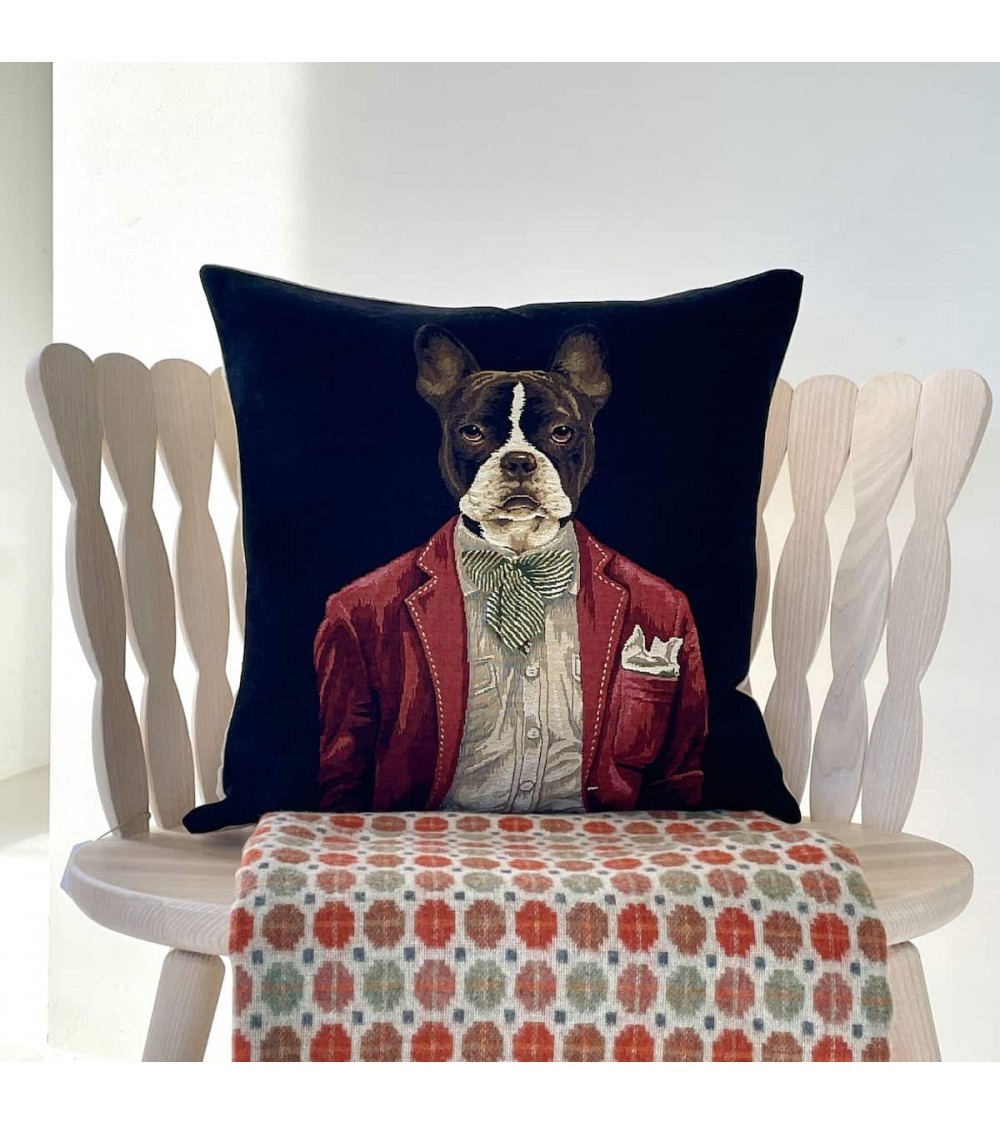 Bouledogue français - Housse de coussin Yapatkwa coussins décoratifs pour canapé salon deco original suisse