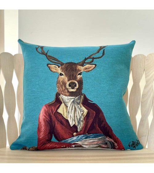 Cushion covers with stag hot sale head