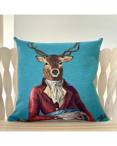 Elegant stag - Cushion cover Yapatkwa decorative accent throw pillows cases sofa original