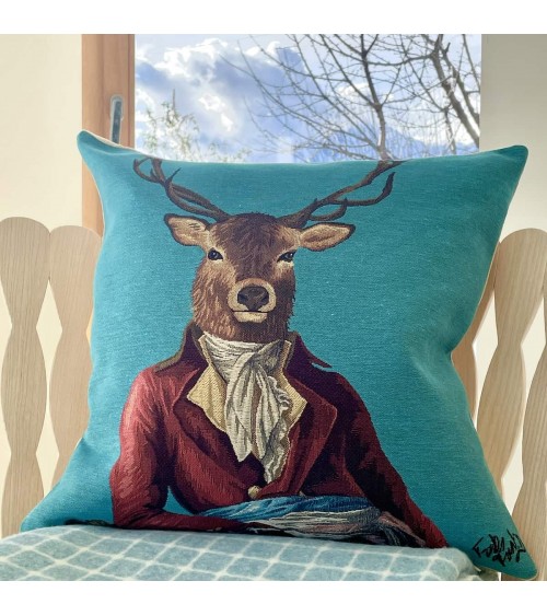 Elegant stag - Cushion cover Yapatkwa decorative accent throw pillows cases sofa original