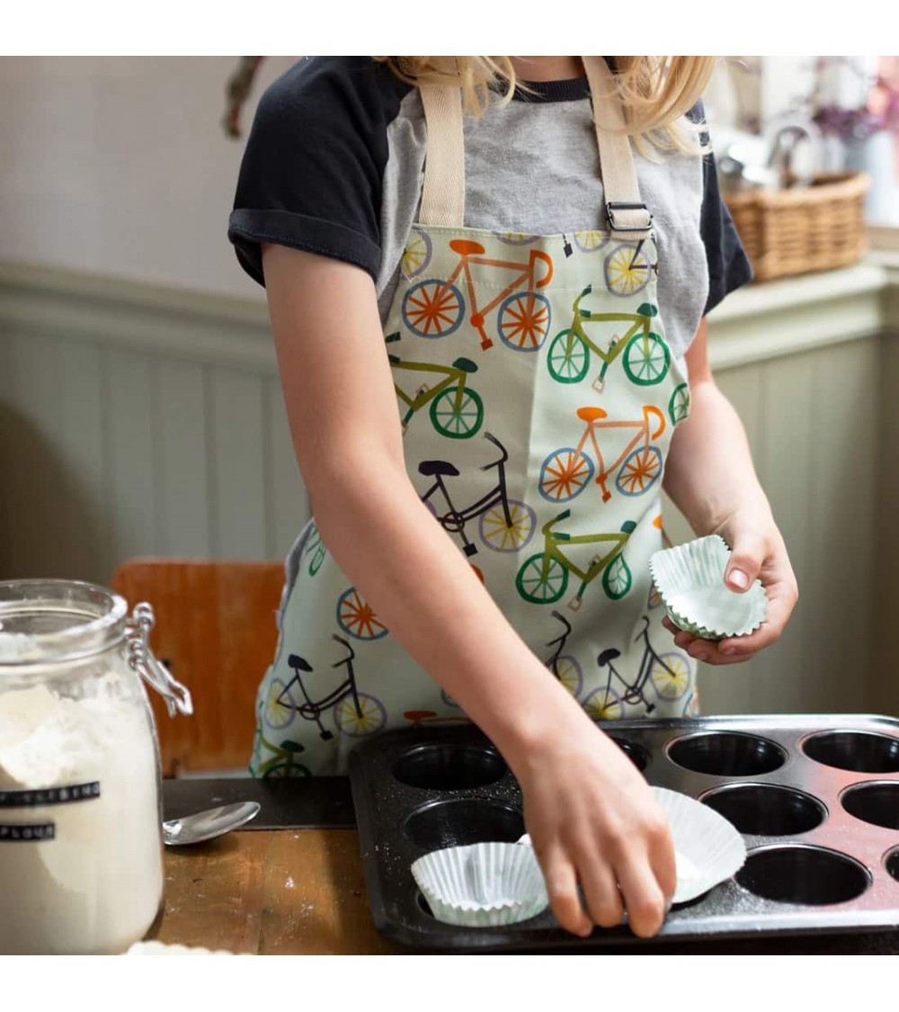 Tablier enfant - Vélo Plewsy personnalisé femme chic homme original cuisinier patissier barbecue