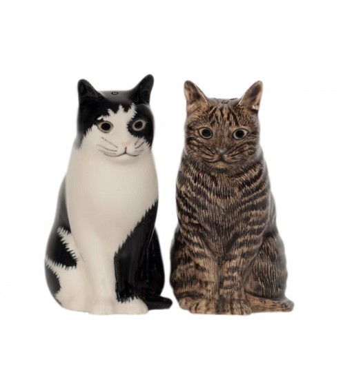 Barney & Clementine - Porta sale e pepe Gatto Quail Ceramics design da tavola saliera e pepiera