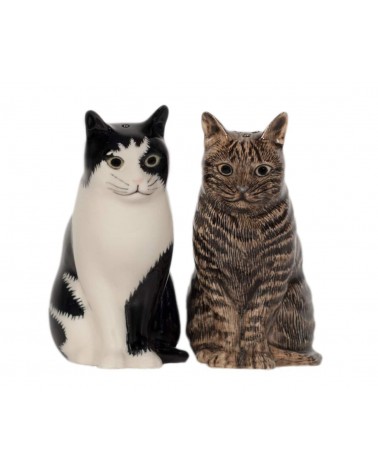 Barney & Clementine - Salière et Poivrier Chat Quail Ceramics design sel saliere poivrier salier poivrière