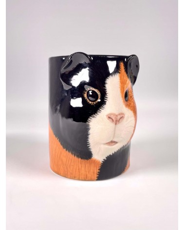 Meerschweinchen - Stiftehalter & Blumentopf Quail Ceramics schreibtisch büro kinder besteckbehälter make up pinselhalter