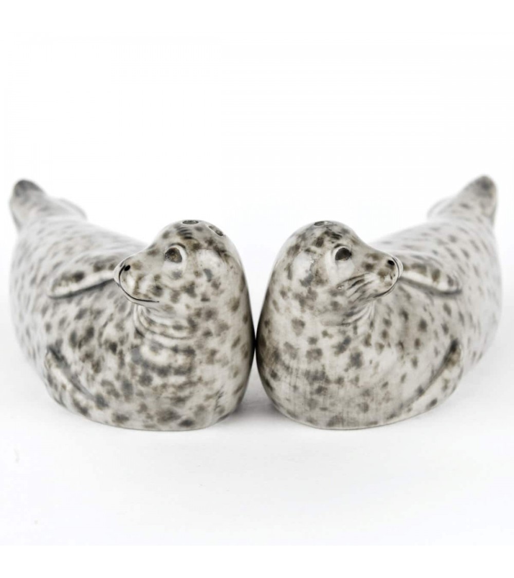 Harbour Seal - Salt and pepper shaker Quail Ceramics pots set shaker cute unique cool