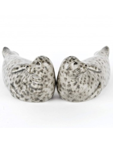 Harbour Seal - Salt and pepper shaker Quail Ceramics pots set shaker cute unique cool