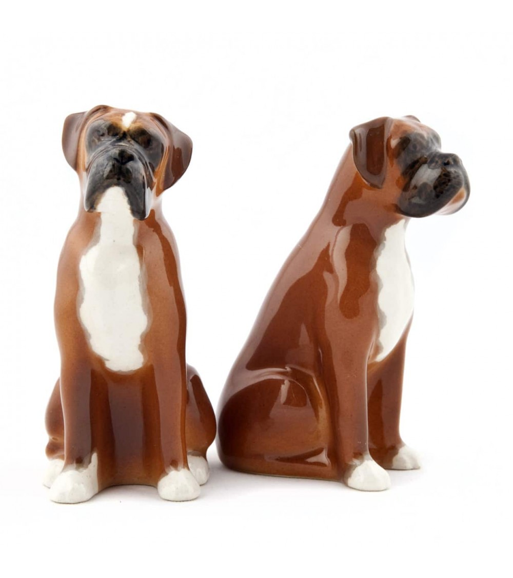 Boxer - Salz und Pfefferstreuer Quail Ceramics  pfeffer steuer salzpfeffersteuer set lustige kaufen