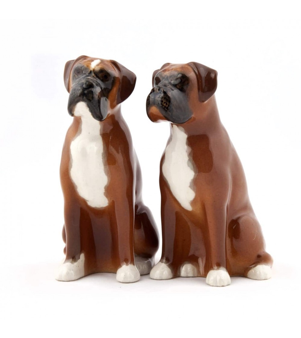 Boxer - Salz und Pfefferstreuer Quail Ceramics  pfeffer steuer salzpfeffersteuer set lustige kaufen