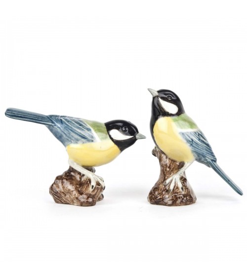 Cinciallegra - Porta sale e pepe Quail Ceramics design da tavola saliera e pepiera
