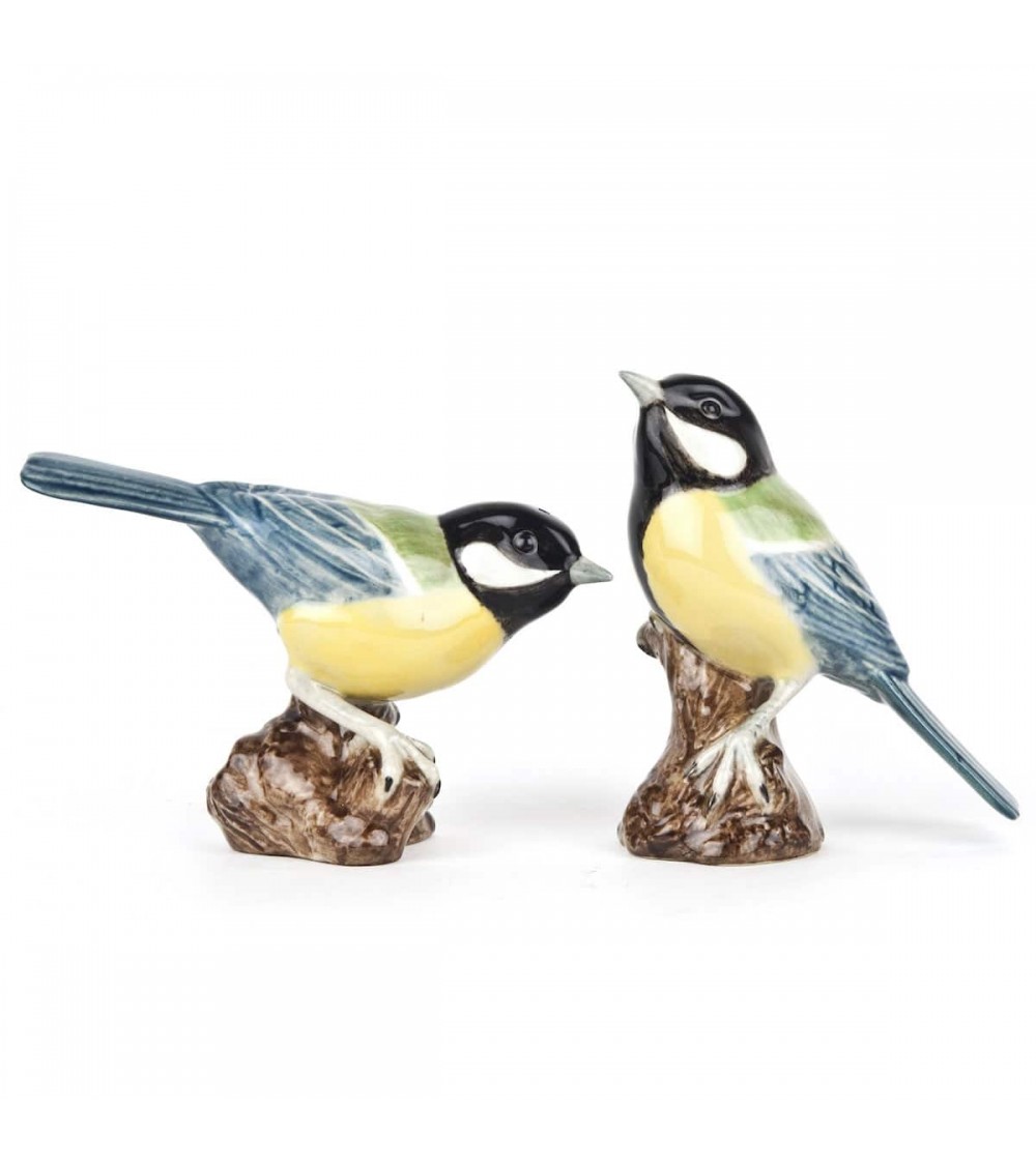 Great Tit - Salt and pepper shaker Quail Ceramics pots set shaker cute unique cool