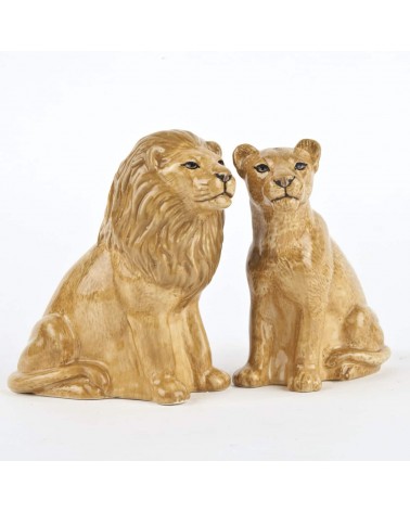 Löwin & Löwe - Salz und Pfeffer streuer Quail Ceramics  pfeffer steuer salzpfeffersteuer set lustige kaufen