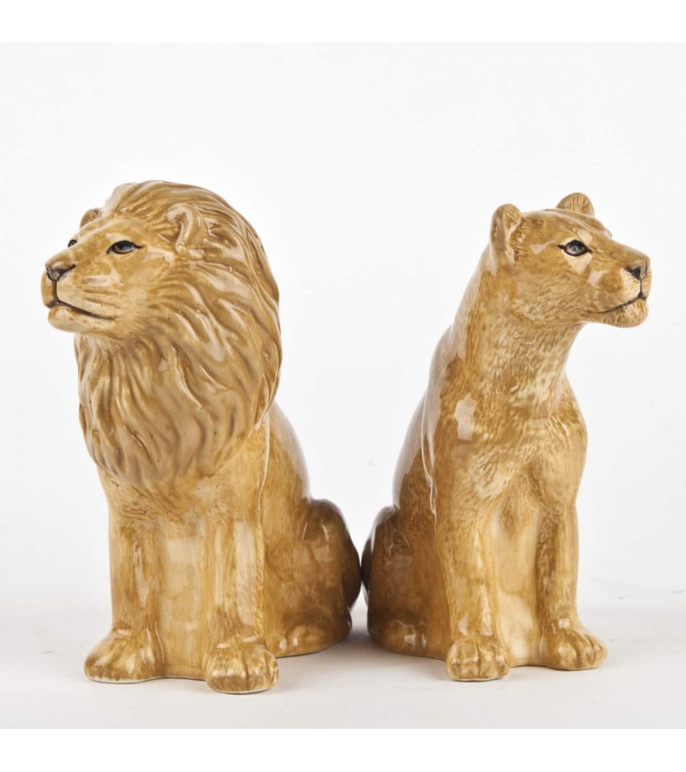 Lionne & Lion - Salière et Poivrier Quail Ceramics design sel saliere poivrier salier poivrière