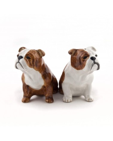 Bouledogue Anglais - Salière et Poivrier Quail Ceramics design sel saliere poivrier salier poivrière