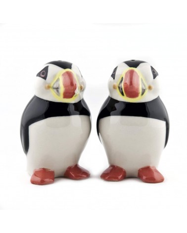 Puffin - Salt and pepper shaker Quail Ceramics pots set shaker cute unique cool