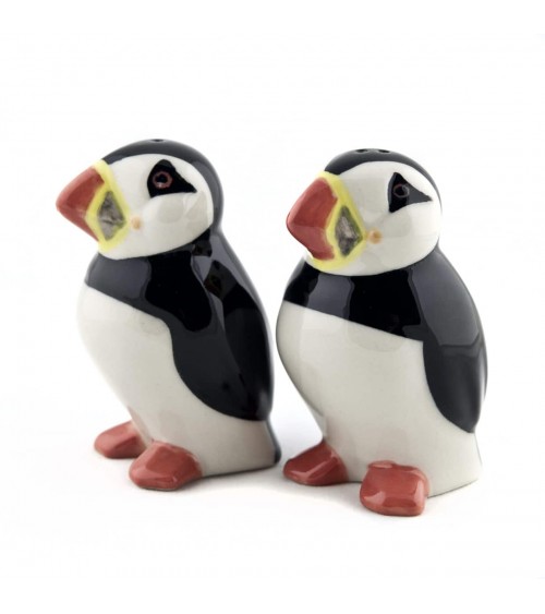 Puffin - Salt and pepper shaker Quail Ceramics pots set shaker cute unique cool