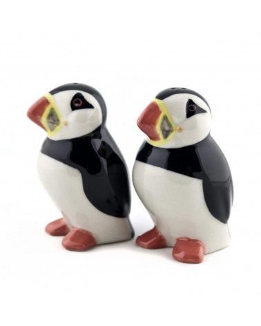 Puffin - Salt and pepper shaker Quail Ceramics pots set shaker cute unique cool