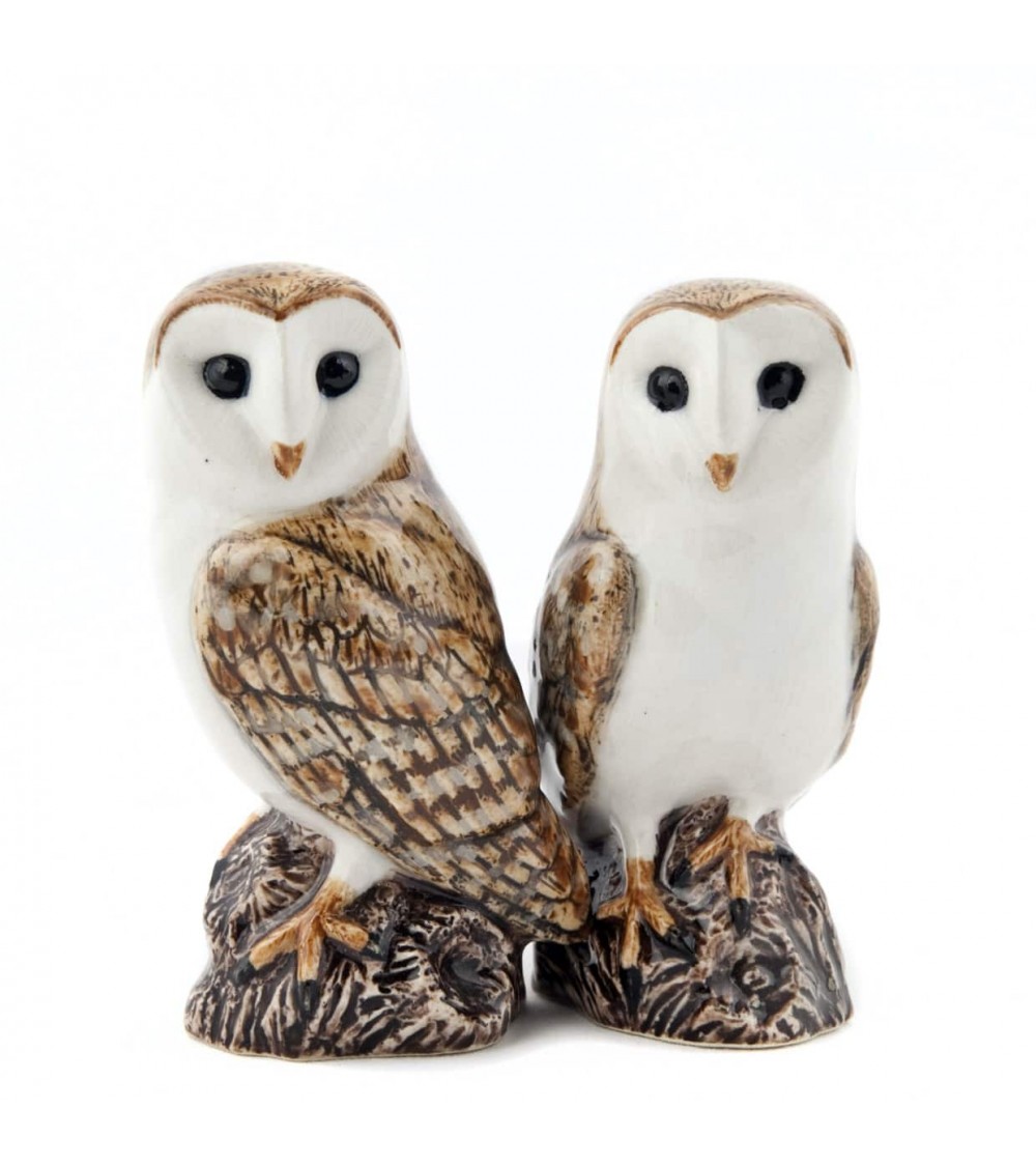 Barn Owl - Salt and pepper shaker Quail Ceramics pots set shaker cute unique cool