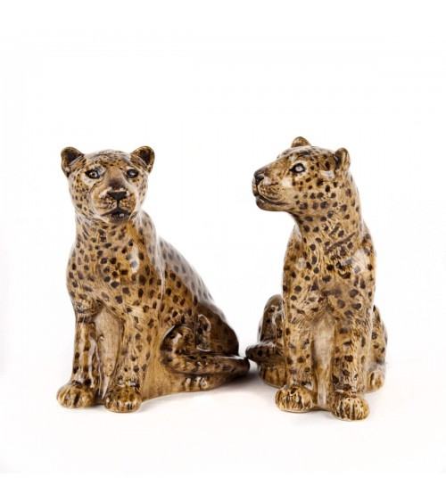 Leopardo - Porta sale e pepe Quail Ceramics design da tavola saliera e pepiera