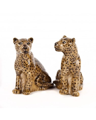 Leopardo - Porta sale e pepe Quail Ceramics design da tavola saliera e pepiera