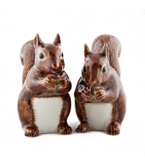 Squirrels - Salt and pepper shaker Quail Ceramics pots set shaker cute unique cool
