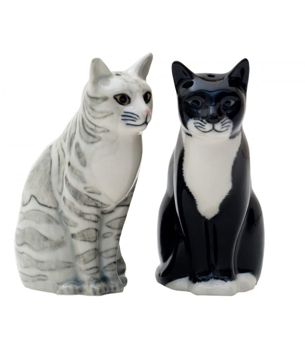 Sadie & Smartie - Porta sale e pepe Gatto Quail Ceramics design da tavola saliera e pepiera