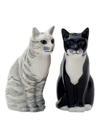 Sadie & Smartie - Porta sale e pepe Gatto Quail Ceramics design da tavola saliera e pepiera