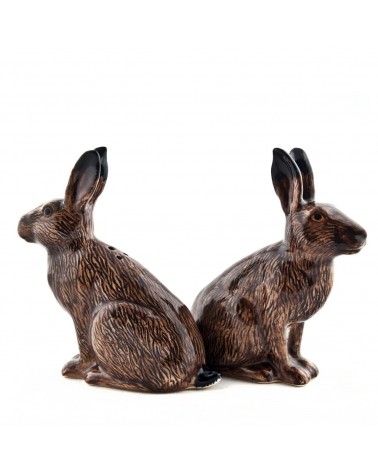 Lepre - Porta sale e pepe Quail Ceramics design da tavola saliera e pepiera