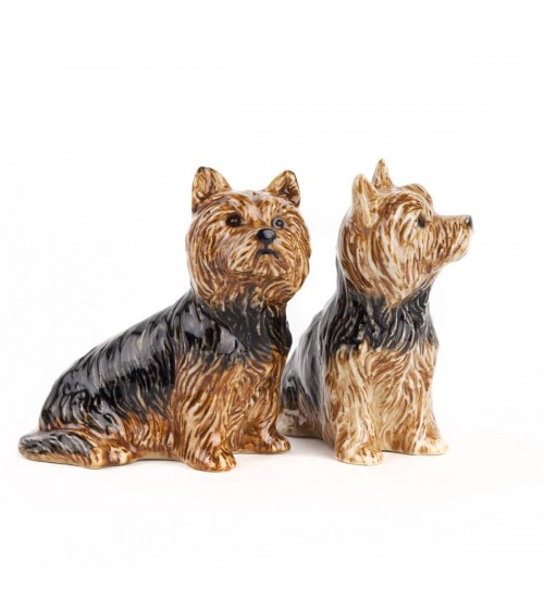 Yorkshire Terrier - Salz und Pfefferstreuer Quail Ceramics  pfeffer steuer salzpfeffersteuer set lustige kaufen