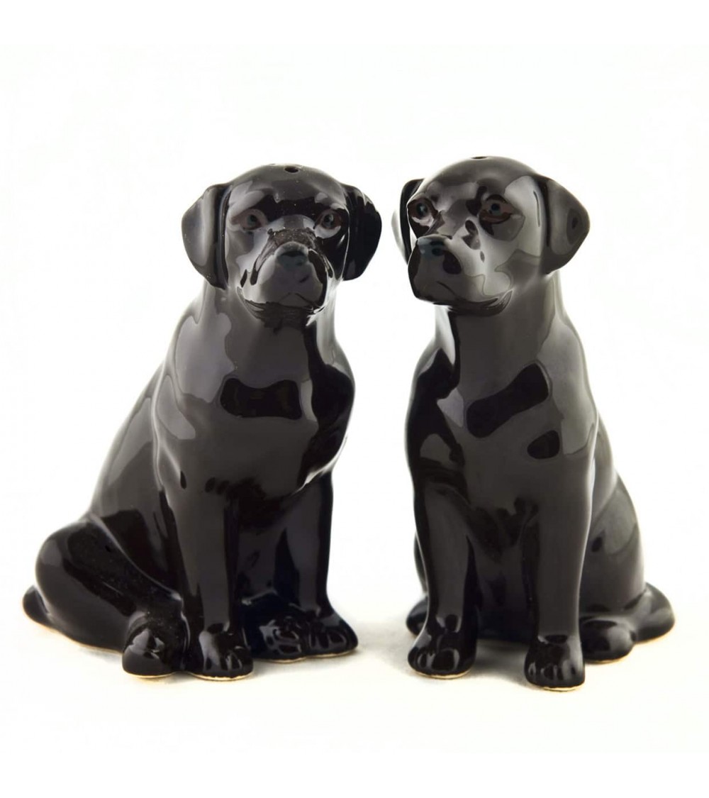 Labrador Marrone - Porta sale e pepe Quail Ceramics design da tavola saliera e pepiera