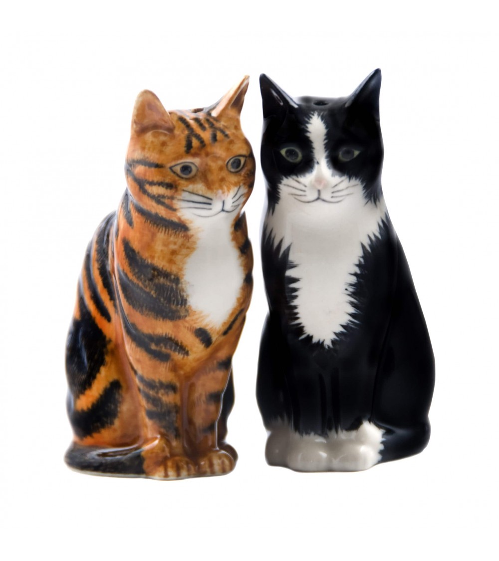 Reuben & Sparkly - Katze Salz und Pfefferstreuer Quail Ceramics  pfeffer steuer salzpfeffersteuer set lustige kaufen