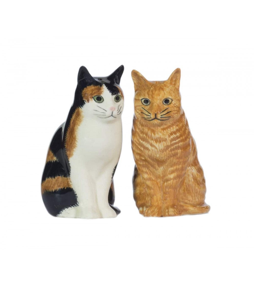 Eleanor & Vincent - Katze Salz und Pfefferstreuer Quail Ceramics  pfeffer steuer salzpfeffersteuer set lustige kaufen