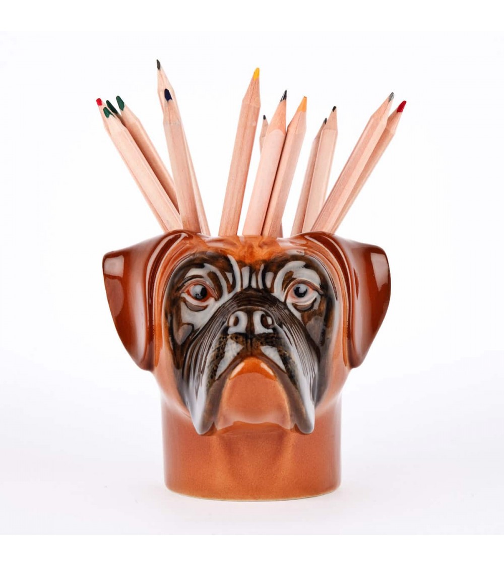 Boxer - Stiftehalter & Blumentopf Quail Ceramics schreibtisch büro kinder besteckbehälter make up pinselhalter