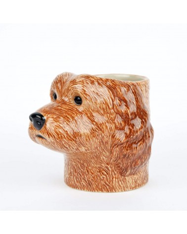 Cockapoo Apricot - Animal Pencil pot & Flower pot Quail Ceramics pretty pen pot holder cutlery toothbrush makeup brush