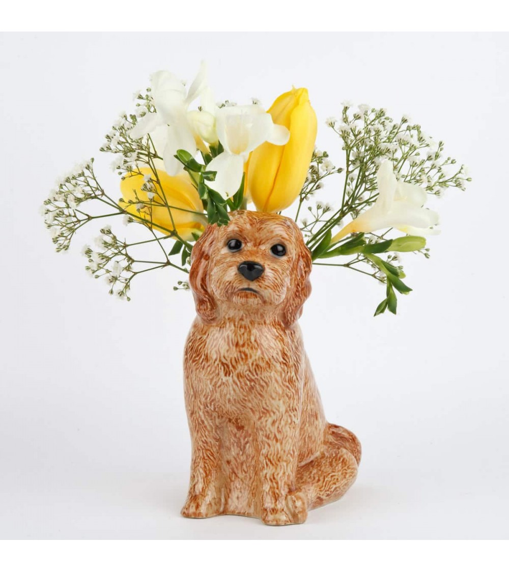 Cockapoo Aprikose - Kleine Vase - Hunde Quail Ceramics vasen deko blumenvase blume vase design dekoration spezielle schöne ki...