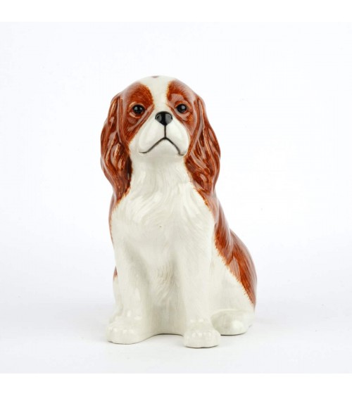 Cavalier King Charles - Petit vase à fleurs Chien Quail Ceramics design fleur décoratif original kitatori suisse