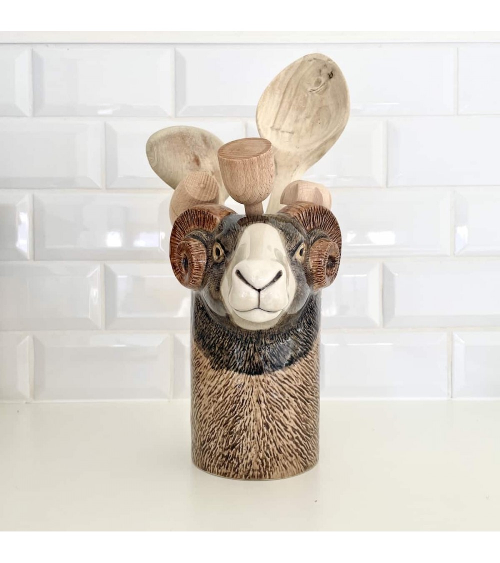 Swaledale Sheep - Ceramic Utensil Holder Quail Ceramics