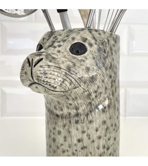 Seehund - Küchen utensilienhalter Quail Ceramics Schweiz kaufen