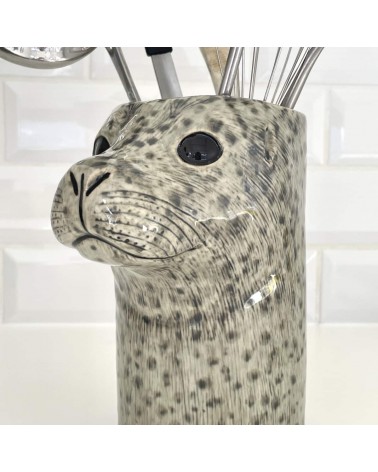 Seehund - Küchen utensilienhalter Quail Ceramics Schweiz kaufen