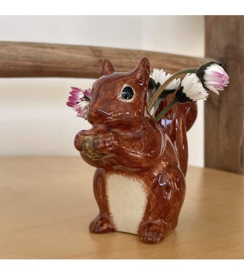 Squirrel - Mini flower vase Quail Ceramics table flower living room vase kitatori switzerland