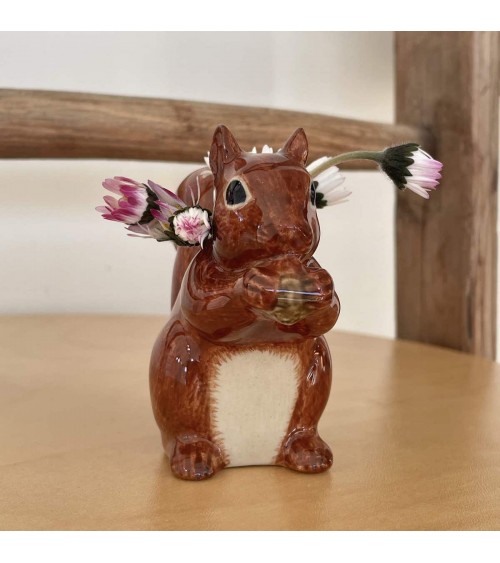 Scoiattolo - Mini vaso per fiori Quail Ceramics vasi eleganti per interni per fiori decorativi design kitatori svizzera