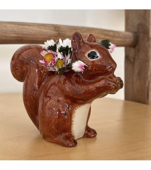 Scoiattolo - Mini vaso per fiori Quail Ceramics vasi eleganti per interni per fiori decorativi design kitatori svizzera