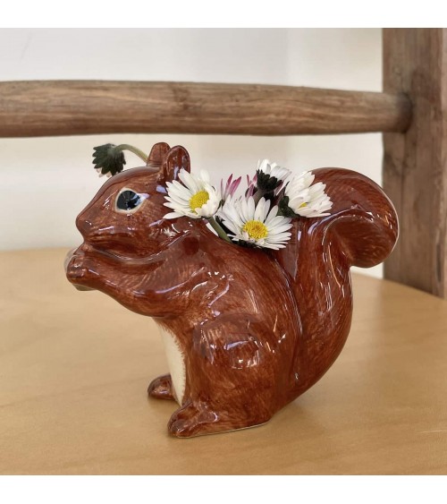 Scoiattolo - Mini vaso per fiori Quail Ceramics vasi eleganti per interni per fiori decorativi design kitatori svizzera