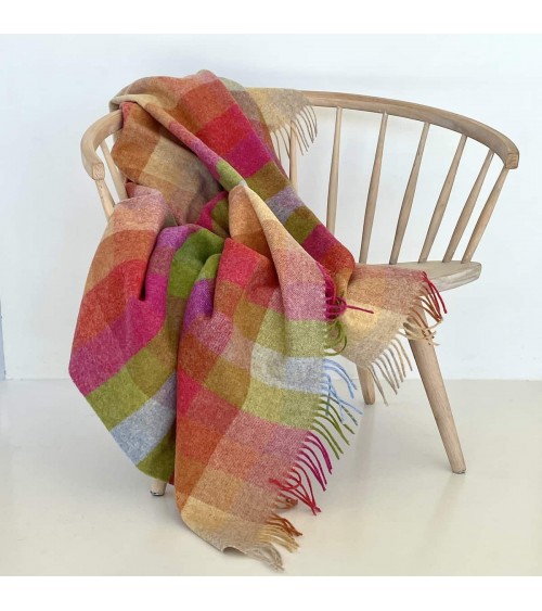 Harlequin Sunshine - Wolldecke, Decke aus reiner Schurwolle Bronte by Moon Schafwolldecke warme Woll Decken Sofa wohndecke ka...