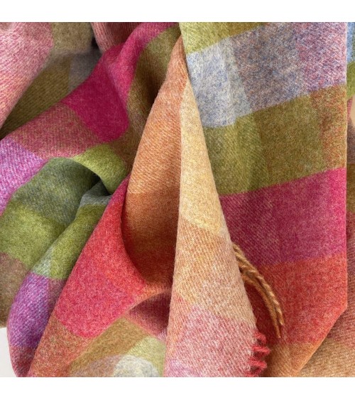 Harlequin Sunshine - Wolldecke, Decke aus reiner Schurwolle Bronte by Moon Schafwolldecke warme Woll Decken Sofa wohndecke ka...