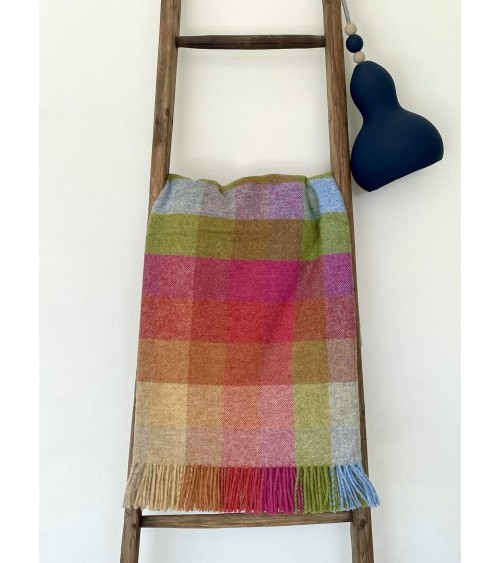 Harlequin Sunshine - Pure new wool blanket Bronte by Moon warm cozy soft sofa throw blanket picnic throws and blankets