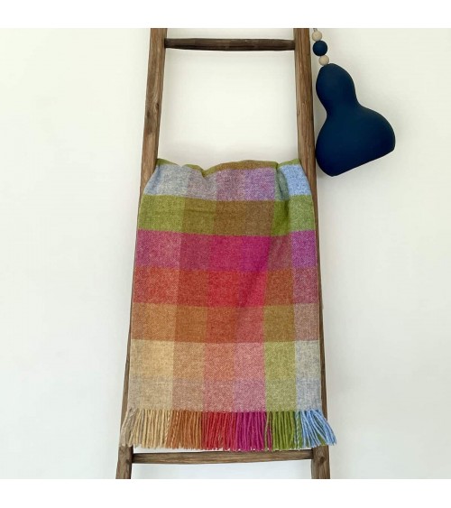 Harlequin Sunshine - Wolldecke, Decke aus reiner Schurwolle Bronte by Moon Schafwolldecke warme Woll Decken Sofa wohndecke ka...