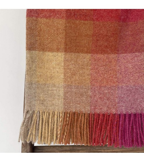 Harlequin Sunshine - Wolldecke, Decke aus reiner Schurwolle Bronte by Moon Schafwolldecke warme Woll Decken Sofa wohndecke ka...