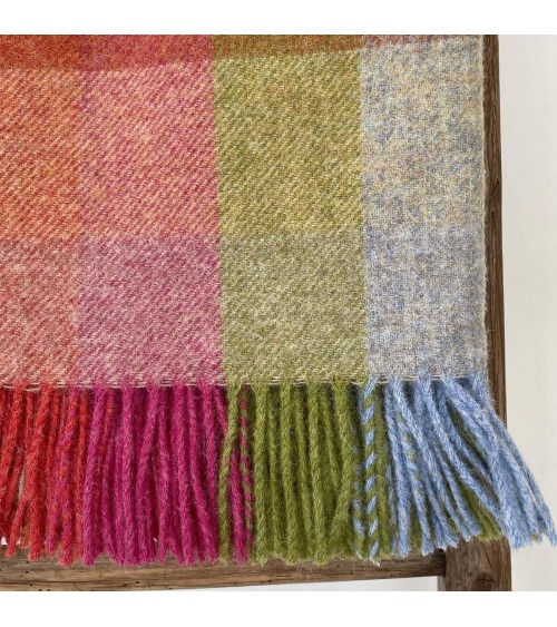 Harlequin Sunshine - Pure new wool blanket Bronte by Moon warm cozy soft sofa throw blanket picnic throws and blankets